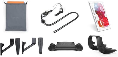 PGYTECH DJI Mavic Air Accessoires Set – 7 Delige Combo – Landing Gear Extensions - Lens Hood - Sticks Protector - Skins - Landing Pad Pro