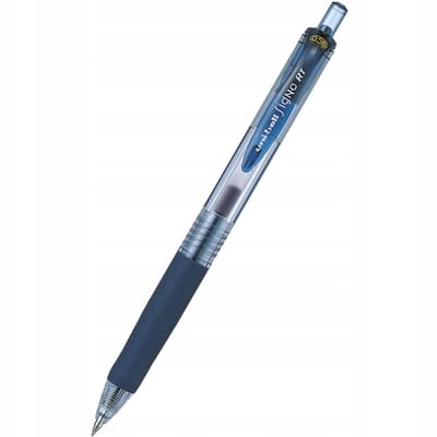Uni-ball Signo RT balpen, 0,38 mm, blauw, comfortabele grip