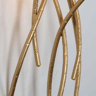 Holländer Wandlamp Elba Corto 1-lamp zwart/goud