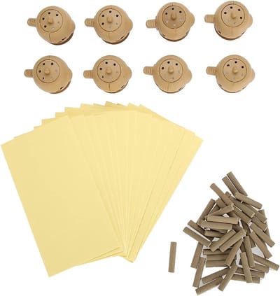 Herbruikbare Zelfklevende Moxa Moxibustion Box voor Acupunctuur, Moxa Behandeling en Acupressuur Therapie Set met Rolhouder