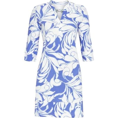 Ringella Nachthemd abstracte bloemen blauw Blauw vrouw 36