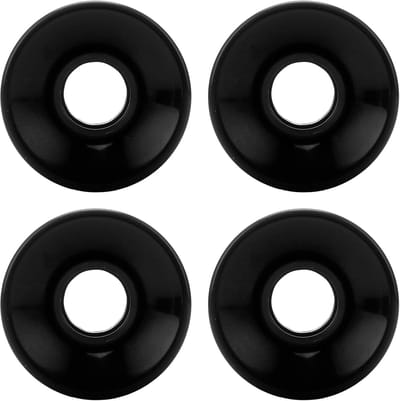 Skateboard wielen - Longboard cruiser - Plezierrit maken - Hoge elasticiteit - 60x45mm - Zwart