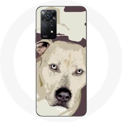 Redmi Note 11 Pro 5G hoesje Pitbull Hond Wit