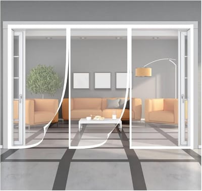 Magnetische Vliegenhordeur Zonder Boren voor Balkon en Schuifdeur - 80x195cm