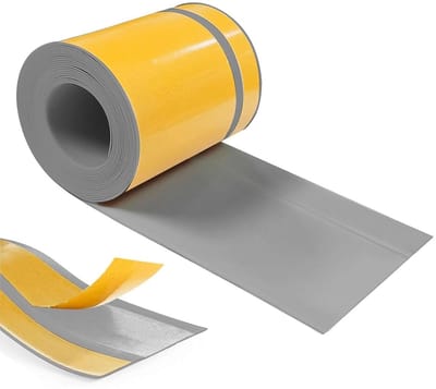 Zelfklevende PVC Plinten Wit Flexibel voor Keuken Badkamer en Kantoor 70mm Hoog