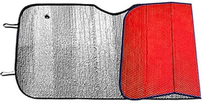 Concorde Auto zonnescherm - rood - aluminium - L70 x B150 cm