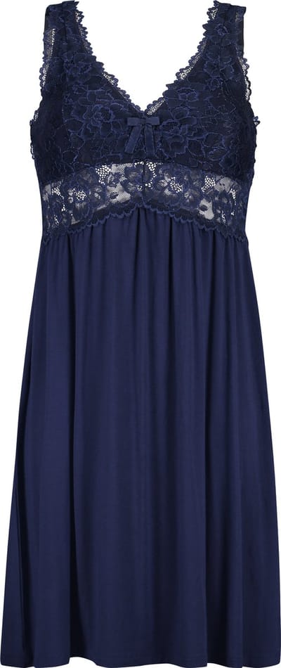 Hunkemoller Nora Lace Vrouwen Neglige - peacot - Maat XS
