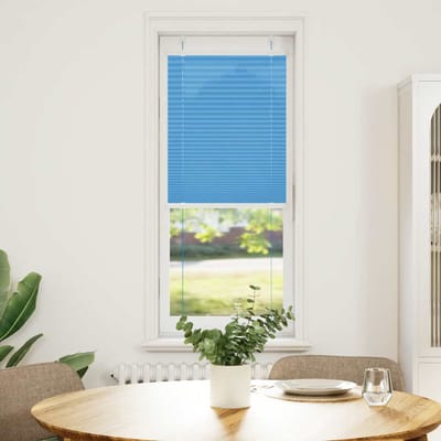 vidaXL - Plissé - rolgordijn - 40x100 - cm - stofbreedte - 39,4 - cm - polyester - blauw