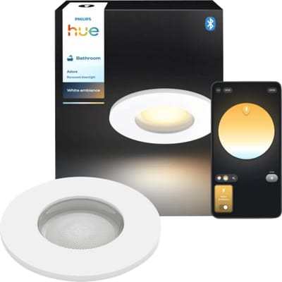 Philips Hue Adore badkamerinbouwspot - warm- tot koelwit licht - 1-pack - wit