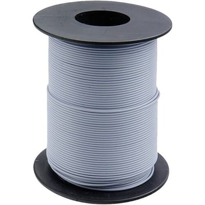 Donau Elektronik 125-S25-9 Draad 1 x 0.25 mm² Grijs 25 m