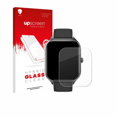 upscreen - Screenprotector voor FORRLITE Smartwatch 2.01" - Folie Beschermfolie Beschermglas transparant