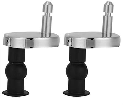 JHUBERS- Toiletzitting Scharnieren Upgrade - Scharnieren - Bevestigingsmateriaal - Rubber Set - Roestvrij Stalen Schroeven - Eenvoudige Vervanging - Toiletzitting Bevestigingsset