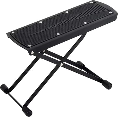 Dailygoods- Pedicurekruk ergonomisch - Opvouwbare Voetensteun - Verstelbare Antislip Voetsteun - Stabiele Kruk voor Salon - Hoogwaardige Materialen - Afmetingen 25 cm