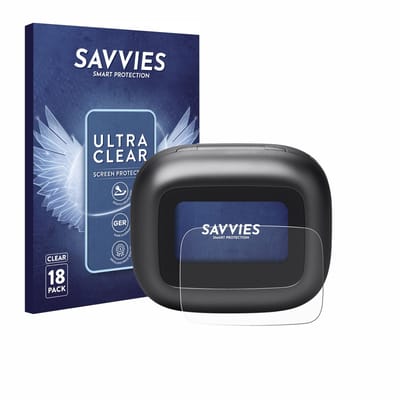 Savvies - Screenprotector voor JBL Live Beam 3 - Folie Beschermfolie transparant 18 Stuks
