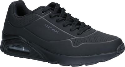 Skechers Uno - Stand On Air - Heren Sneakers - Zwart