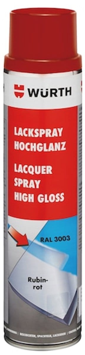Wurth - Lakspray nitroalkydkwaliteit hoogglans - lakspray, hoogglans inhoud 600 ml