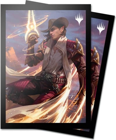 Ultra Pro - Magic: The Gathering - Outlaws of Thunder Junction - 100 Standard Sized Card Sleeves Pack - Kellan, the Kid (63 x 89 mm)