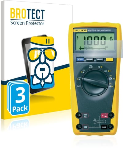 Screenprotector 3 Stuks voor Fluke MultiMeter 175/ 179 Beschermglas transparant