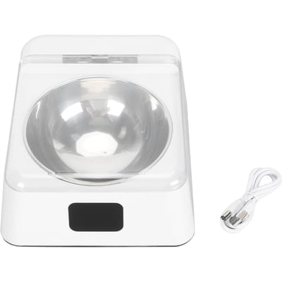 Distributeur Automatique pour Chat avec Couvercle à Capteur Infrarouge Bol Amovible Alimenté par Batterie Intelligent L gray