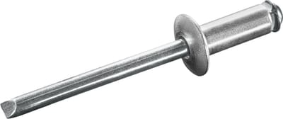 GOEBEL® - 500 x Spreid blindklinknagels (Ø x L) 4 x 20 mm - Alu Aluminium AlMG 5,0 / Staal verzinkt - Vlakke kop - STAR - 7088402000 - Popnagel