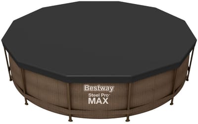 Bestway Afdekzeil rond ø366 cm - 58037 - Zwembad Afdekzeil Rond - Zwembad Afdekking - Zwembad Bescherming - Zwembadhoes - Zwembad Afdekking 366 Cm