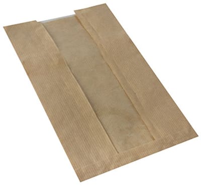 broodzakken met venster 30x16x6 cm  (1000 stuks)