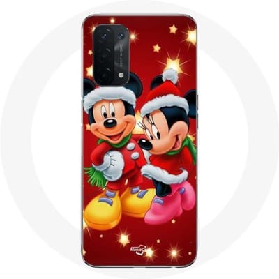 Coque - Maniacase - Oppo A54 5G - Mickey Mouse et Minnie Mouse - Protection chocs - Souple