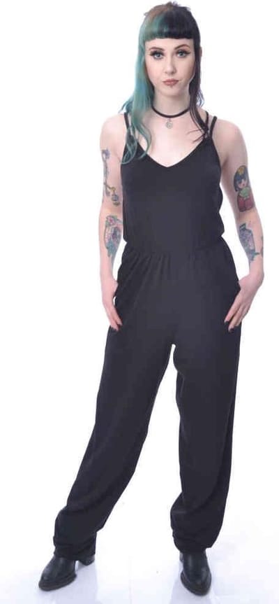 Heartless - IVY Jumpsuit - M - Zwart