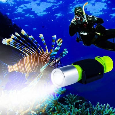 Professionele Waterdichte Duiklamp 1200LM LED Onderwater Veiligheidslampe