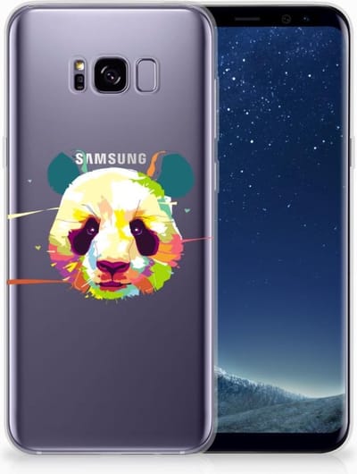 Samsung Galaxy S8 Plus Telefoonhoesje met Naam Panda Color