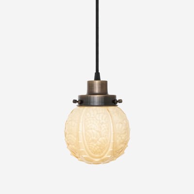 Hanglamp aan snoer Guimard Flower Sunny 20's Brons - Art Deco Trade