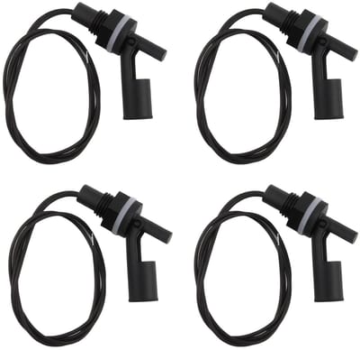 Float Switches voor Waterniveau - 4 Stuks Horizontale Float Switches voor Tank, Pool en Aquarium