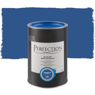 Perfection Muurverf - Zijdeglans - Saffierblauw - 1l