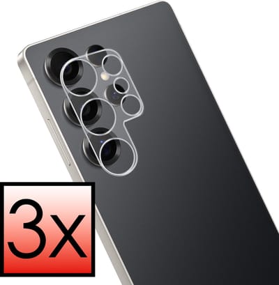 Camera Lens Protector - 3 Stuks - Geschikt voor Samsung Galaxy S25 Ultra - Camera Screenprotector - Beschermglas - Gehard Glas - Tempered Glass - Screen Protector