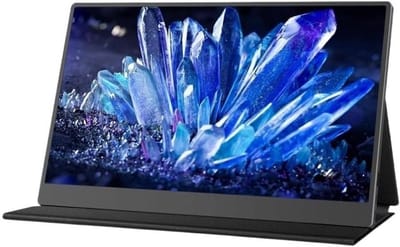 Draagbare Monitor - Extra Scherm - Productiviteit Verhogen - Aluminium Behuizing - 156 Inch - Zwart