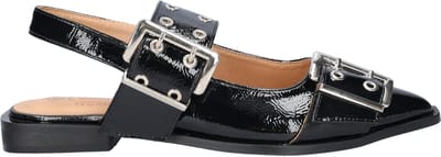Shoecolate dames instapper - Zwart - Maat 38