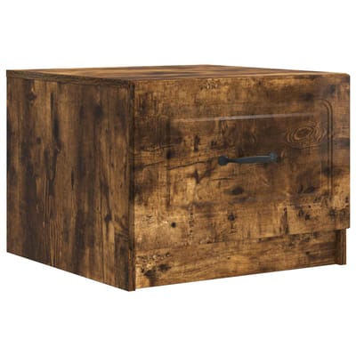 vidaXL - Salontafel - Gerookt - eiken - 49 - x - 50 - x - 37 - cm - Bewerkt - hout