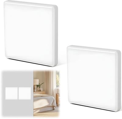 2x Metalen Blindplaat voor Inbouwdozen 86x86 mm Vierkant Wandcontactdoos Afdekking