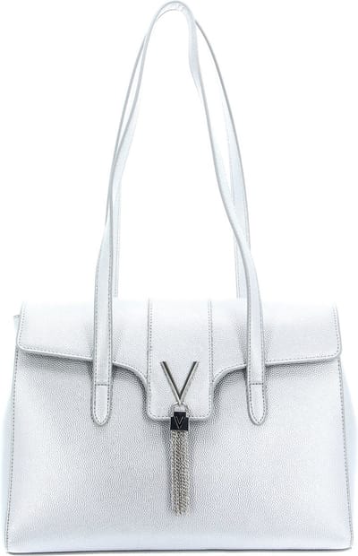 VALENTINO Schoudertas Divina Satchel Argento Zilverkleurig