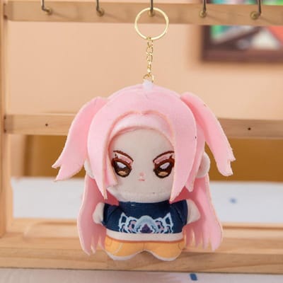 2026 Nieuwste Stijl K-POP Demonenjagers Schattige Pluche Poppen Tas Hangers Perfect Kleine Vakantiecadeaus voor Meisjes Langdurig W143734WW- white