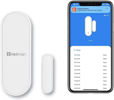 WiFi Deur- en Raamsensor met App Bediening - Draadloos Beveiligingssysteem voor Thuis, Schuur en Garage