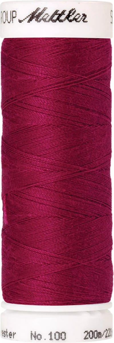 Amann Mettler Seralon Naaigaren – Bright Ruby (1422) – 200 m – No. 100 – 100% Polyester – Per Stuk