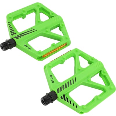 Fietspedaal Boron Stalen As Nylon Vezel Antislip Getand Nagelontwerp Racefiets Plat Pedaal Green