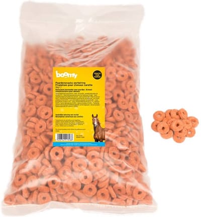 Boomy - Paarden snoepjes met wortel - Paardensnoepjes suikervrij - Wortelring - 5kg