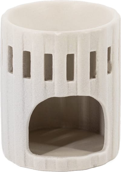 HomeBound by KY | Geurbrander aardewerk sand | 9x9x11cm | brander aardewerk