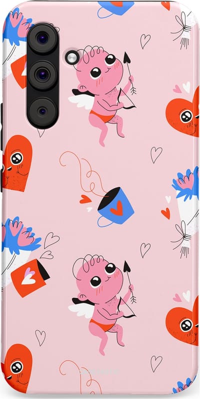 Casetastic Hoesje Geschikt voor Samsung A54 (5G) - Stijlvolle Beschermende Duo-layer Case - Cupido's Keuze
