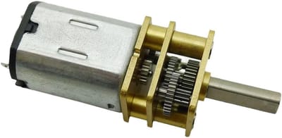 Solidchoice - DC 6V 300RPM Korte As Koppel Gear Motor