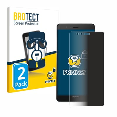 BROTECT - privacy screenprotector voor Huawei P9 - Folie Beschermfolie Blauwlichtfilter 2 Stuks
