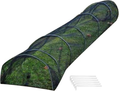 Rijhoezen Tuin - Plantennet Kweektunnel - Gewassen Beschermen - Gaas Hoge Dichtheid - 300 x 45 x 45 cm