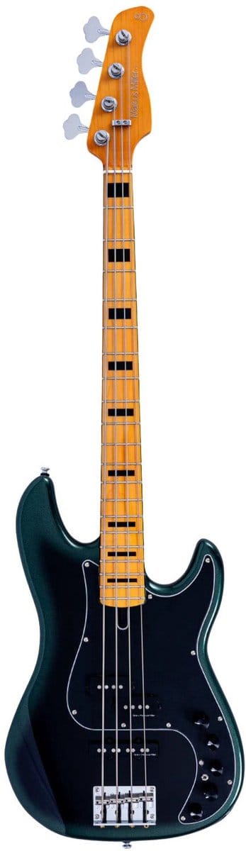 Sire P7N A4/DF Marcus Miller 4-snarige Actieve PJ Basgitaar Dark Forest met Elzen Body en Heritage-3 Preamp